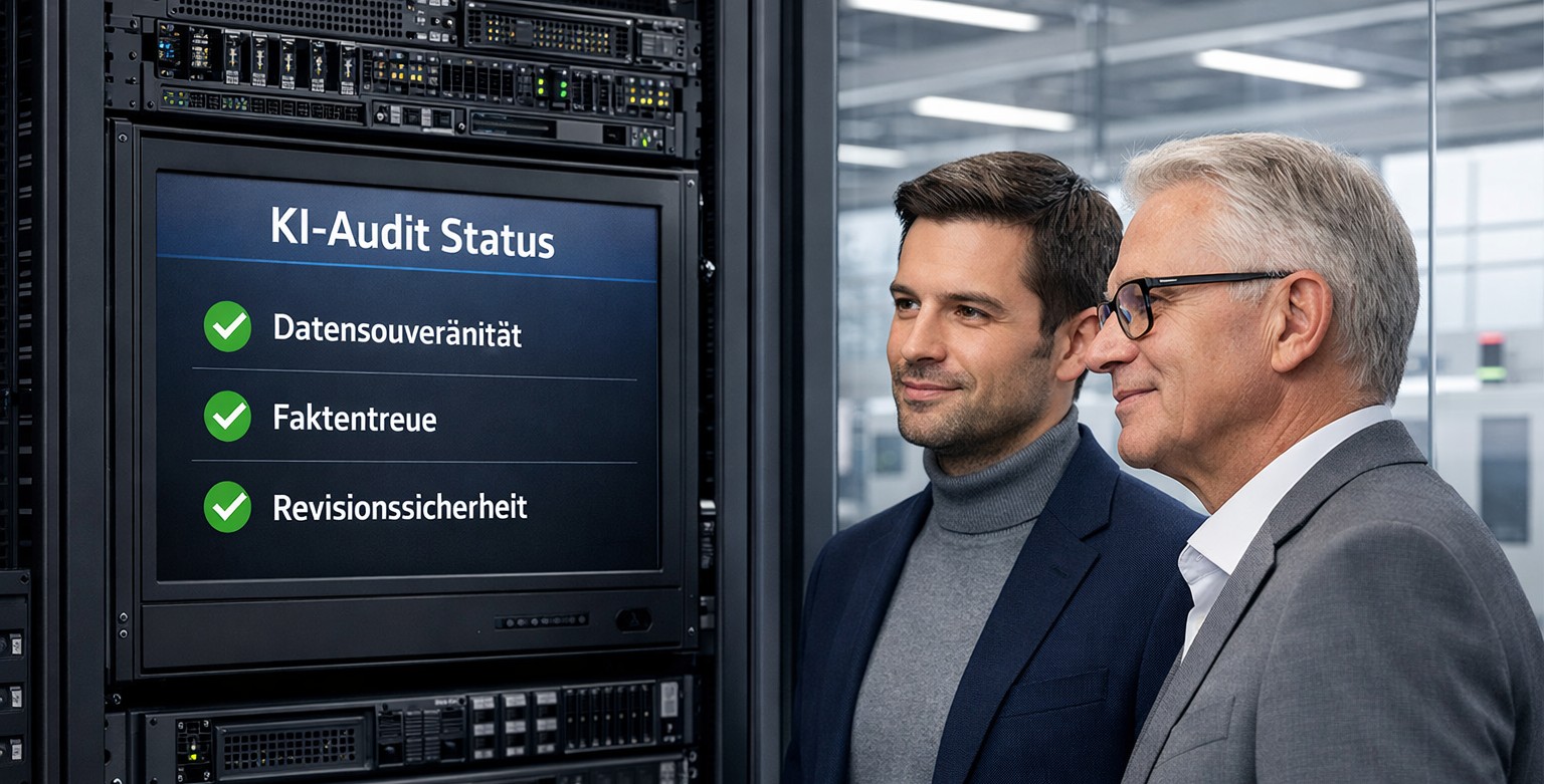 AGILERO KI-Audit: Strukturierte Standortbestimmung für mittelständische Unternehmen vor der nächsten KI-Investition.