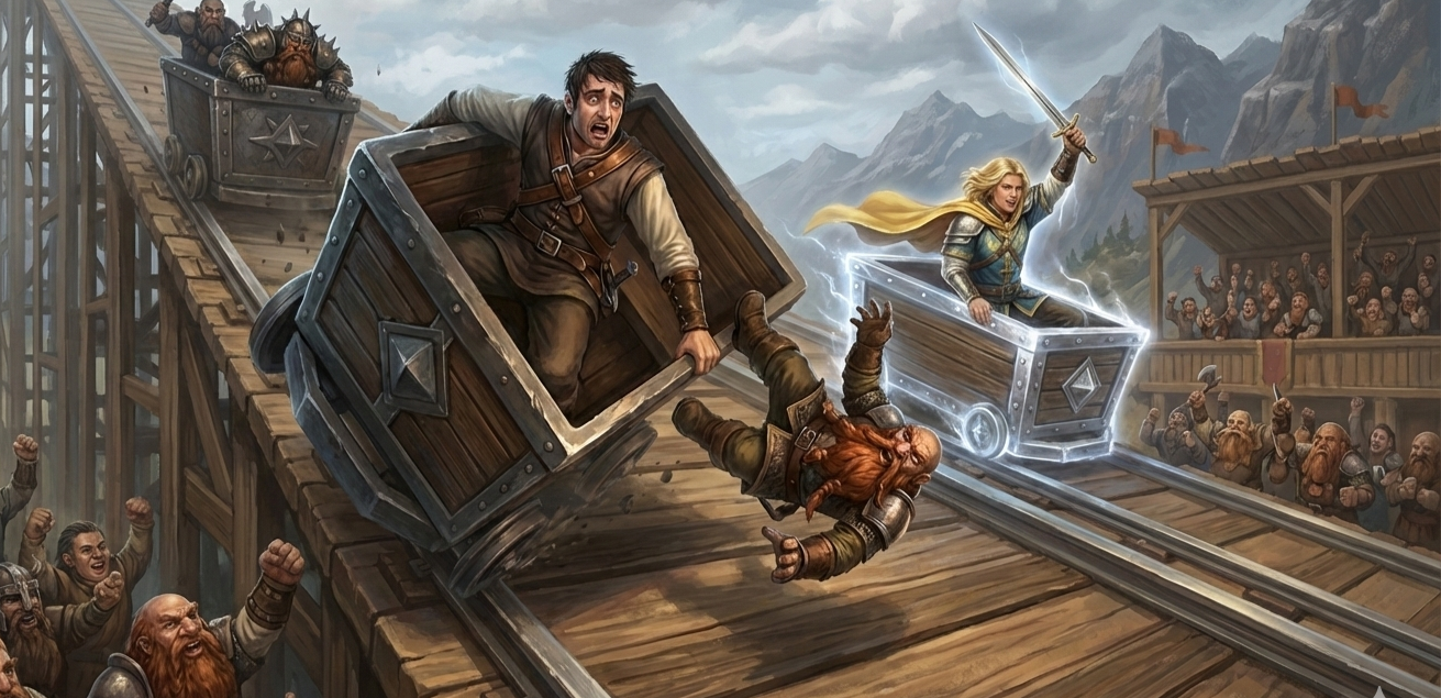 Unfall beim Großen Lorenrennen