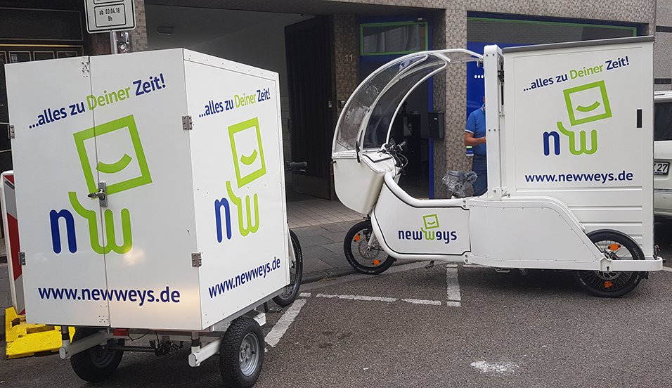 Neu in Köln: Die Paket-Service von newweys.
