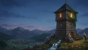 Magierturm bei Burg Blaustein