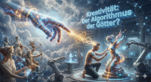 Illustration des göttlichen Funkens "Kreativität"