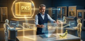 Der AGILERO KI-Architekt definiert Governance-Leitplanken für Agentic Workflows. Autonome KI-Agenten für Support und Logistik arbeiten sicher innerhalb geschützter Strukturen rund um das PKS (Firmenwissen).