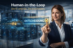 Expertin bestätigt KI-Analyse über holografisches Interface – Human-in-the-Loop-Prinzip im deutschen Mittelstand